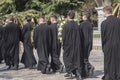 Ritual Orthodox vestments in ceremony