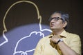 Rituparno Ghosh Memorial Lecture 2019: Lecture given by Ramon Magsaysay Awardee Ravish Kumar Royalty Free Stock Photo