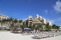 The Ritz-Carlton Grand Cayman luxury resort located on the Seven Miles Beach Royalty Free Stock Photo