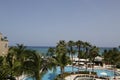 The Ritz-Carlton Grand Cayman luxury resort located on the Seven Miles Beach Royalty Free Stock Photo