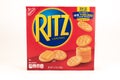 Ritz Crackers Box on White
