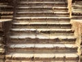 riun of ancient sandstone stair