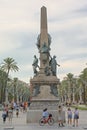 The Rius and Taulet monument, Barcelona