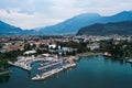 Riva del Garda in the evening Royalty Free Stock Photo