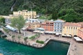 Riva del Garda town panorama at Lake Garda in Italy Royalty Free Stock Photo