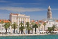 Riva Promenade, Bell tower, Italian and British embassy and consulates in Split Croatia