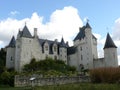 Rivau Castle and garden in Indre et Loire near Chinon. Royalty Free Stock Photo