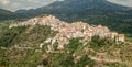 Rivello: characteristic village in Potenza province, Basilicata, Italy Royalty Free Stock Photo