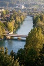 River Aar; Bern Royalty Free Stock Photo