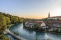 River Aar, Bern, Switzerland Royalty Free Stock Photo