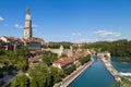 River Aare through Bern Royalty Free Stock Photo