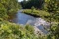 River Abava in Latvia Royalty Free Stock Photo