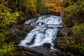 Waterfalls in autumn at Glen Affric Royalty Free Stock Photo