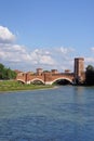 River Adige and Verona castle Royalty Free Stock Photo