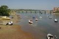 River Adur estuary at Shoreham, Sussex, England Royalty Free Stock Photo