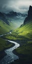 River Adventure: Vibrant Colors In Andreas Levers Style Royalty Free Stock Photo
