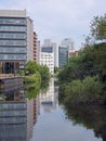 River Aire, Leeds, England Royalty Free Stock Photo