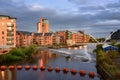 River Aire Leeds Royalty Free Stock Photo