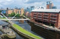 River Aire waterfront in Leeds