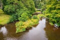 River Aln from Canongate Bridge Royalty Free Stock Photo