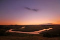 River Aln at sunset Royalty Free Stock Photo