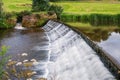 River Aln Weir and Fish Pass Royalty Free Stock Photo