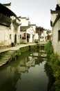 River and ancient buildings in south china Royalty Free Stock Photo