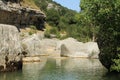 River in Ardeche, France Royalty Free Stock Photo