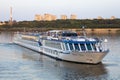 River Aria large cruising ship in Giurgiu city