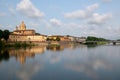 River Arno and church San Frediano in Cestello Royalty Free Stock Photo