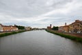 River Arno in the Italian City of Pisa Royalty Free Stock Photo
