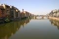 River Arno with P.te S.Trinita Royalty Free Stock Photo