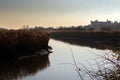 River Arun with a view of Arundel Castle Royalty Free Stock Photo