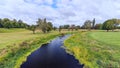 River Avon, Charlecote Park, Warwickshire, England. Royalty Free Stock Photo
