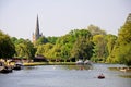 River Avon, Stratford-upon-Avon. Royalty Free Stock Photo