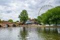 River Avon in Stratford, a town in Cotswolds area known as the birthplace of Shakespeare, in England, UK