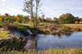 The River Avon, Warwickshire, England. Royalty Free Stock Photo