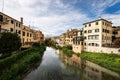 River Bacchiglione in Padua view from the Ponte Molino - Veneto Italy