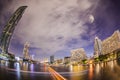 River in Bangkok city Royalty Free Stock Photo