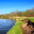 River bank erosion Illinois