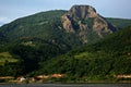 Danube River Mountain Forest Panorama Royalty Free Stock Photo