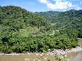 River bank in Peru Royalty Free Stock Photo