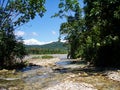 River bank in Peru Royalty Free Stock Photo