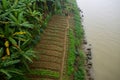 River coast village asia province agriculture