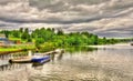 The river Bann in Coleraine Royalty Free Stock Photo