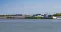 River Barge Tug Boat Mississippi River New Orleans Louisiana Royalty Free Stock Photo