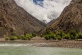 River in Bartang valley in Pamir mountains, Tajikist