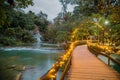 river beautiful Waterfalls of Tamasopo san luis potosi mexico Royalty Free Stock Photo