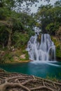 river beautiful Waterfalls of Tamasopo san luis potosi mexico Royalty Free Stock Photo