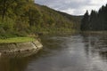 River bend autumn Royalty Free Stock Photo